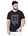 AD by Arvind Crew Neck Graphic Print T-Shirt
