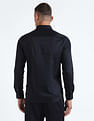 Flying Machine Solid Sateen Slim Shirt