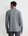 Arrow Geometric Patterned Dobby Slim Shirt