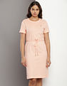 Tommy Hilfiger Crew Neck Solid T-Shirt Dress