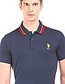 U.S. Polo Assn. Tipped Collar Slim Fit Polo Shirt