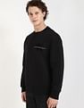 Calvin Klein Jeans Embroidered Logo Relaxed-Fit Cotton Sweatshirt