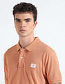 Flying Machine Tonal Logo Cotton Polo Shirt