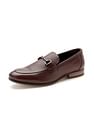 Arrow Textured Copland Leather Slip On Shoes