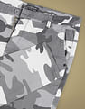 Flying Machine Slim Tapered Fit Camouflage Print Trousers