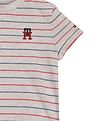 Tommy Hilfiger Kids Horizontal Stripe Monogram T-Shirt