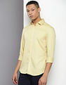 Calvin Klein Tencel Silm Fit Solid Shirt