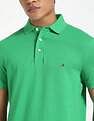 Tommy Hilfiger Solid Slim-Fit Cotton Polo Shirt
