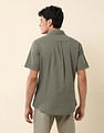 U.S. Polo Assn. Textured Pure Cotton Shirt