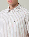 Arrow Sport Vertical Striped Dobby Shirt