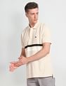 Arrow Sports Horizontal Stripe Cotton Polo Shirt