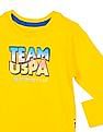 U.S. Polo Assn. Kids Boys Crew Neck Brand Print T-Shirt
