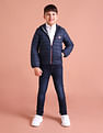 U.S. Polo Assn. Kids Hooded Solid Puffer Jacket