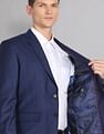 AD by Arvind Tailored Regular Fit Checked Two Piece Suit