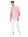 Arrow Sports Contrast Collar Polo Shirt