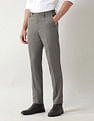 Arrow Slim Fit Checked Trousers