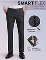 Arrow Mid Rise Dobby Autoflex Trousers