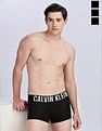 Calvin Klein Underwear Low Rise Solid Multi Trunks - Pack Of 3