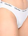 Calvin Klein Underwear Women White Mid Rise Solid Bikini Panty