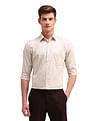 Arrow Textured Manhattan Slim Fit Shirt