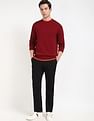Tommy Hilfiger Solid Regular-Fit Cotton Sweater