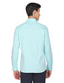 Arrow Cutaway Collar Grid Tattersall Check Shirt