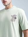 Flying Machine Embroidered Relaxed Fit T-Shirt