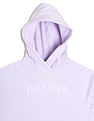 Tommy Hilfiger Kids Girls Sustainable Solid Hooded Sweatshirt