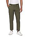 U.S. Polo Assn. Austin Trim Fit Flat Front Casual Trousers