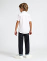 U.S. Polo Assn. Kids Boys Vertical Striped Regular Fit Shirt