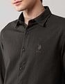 U.S. Polo Assn. Denim Co. Pure Cotton Regular Fit Dobby Shirt