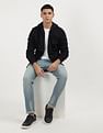 Tommy Hilfiger Flag Logo Zip Through Hooded Sweatshirt