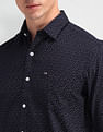 Arrow Sport Abstract Print Cotton Shirt