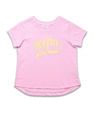 U.S. Polo Assn. Kids Girls Cotton Textured Foil T-Shirt