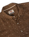Flying Machine Cotton Geometric Print Shirt