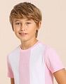 U.S. Polo Assn. Kids Boys Colorblocked Regular Fit T-Shirt