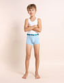 USPA Innerwear Boys Mid Rise Cotton Spandex Trunks - Pack Of 5