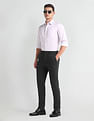Arrow Newyork Smart Flex Heathered Trousers