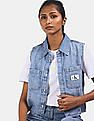 Calvin Klein Sleeveless Archive Denim Shirt
