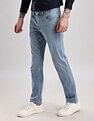 Calvin Klein Jeans Light Washed Slim Fit Mid Rise Jeans