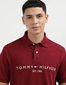 Tommy Hilfiger Solid Logo Regular Polo Shirt