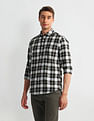 U.S. Polo Assn. Denim Co. Plaid Checked Slim Fit Shirt