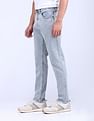 Flying Machine Slash Slim Tapered Bleached Jeans