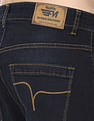 Flying Machine Stone Wash Slash Slim Tapered Fit Jeans