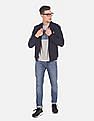 U.S. Polo Assn. Men Navy Solid Bomber Jacket