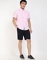 Tommy Hilfiger Solid Regular-Fit Cotton Shirt
