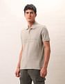 U.S. Polo Assn. Denim Co. Brand Embossed Pure Cotton Polo Shirt