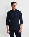 Arrow Sport Tartan Check Manhattan Slim Shirt