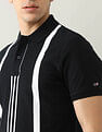 Arrow Sport Pure Cotton Vertical Striped Polo Shirt