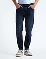Flying Machine Mid Rise Slash Slim Tapered Jeans
